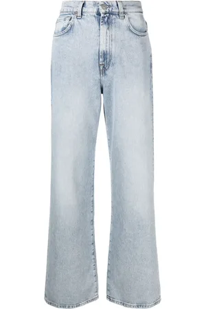 7 for all Mankind X Chiara Biasi Arctic mid-rise straight jeans