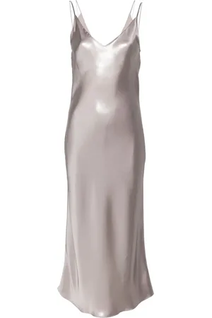 HUGO BOSS Metallic-sheen midi dress