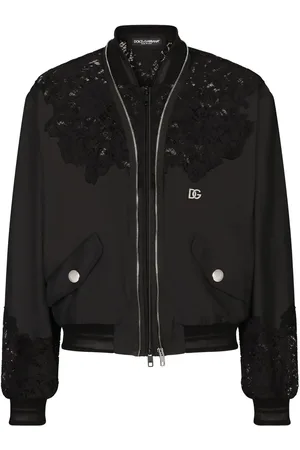 Dolce & Gabbana Logo-patch bomber jacket