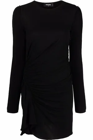 Dsquared2 Ruched longsleeved mini dress