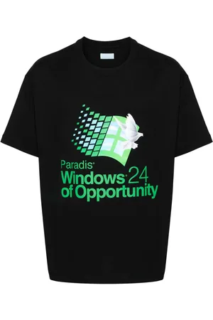 3PARADIS Windows Hologram cotton T-shirt
