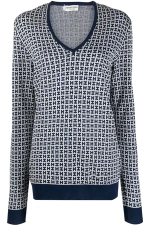 Hermès 1960s H-jacquard top