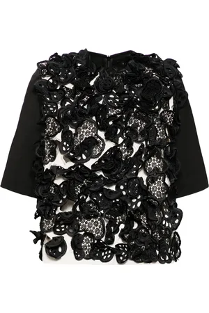 BIYAN Floral guipure lace blouse