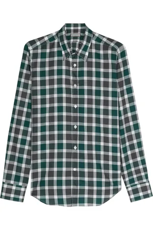 CANALI Check-pattern cotton shirt