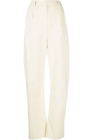LEMAIRE Straight-leg cotton-blend trousers