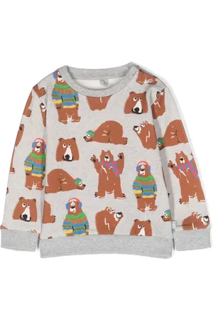 Stella McCartney Bear-print organic cotton sweatshirt