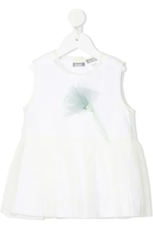 Il gufo Layered tulle blouse