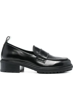 Aeyde Ruth 40mm leather loafers