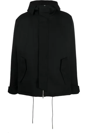 LOW BRAND Quilted-lining hooded parka