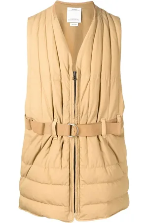 VISVIM Padded belted v-neck gilet