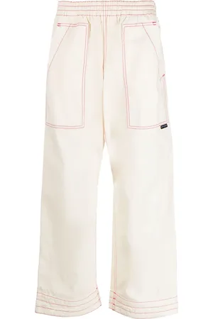 Palm Angels Straight-leg elasticated trousers