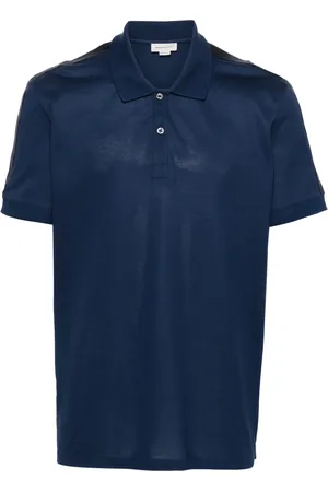 Alexander McQueen Logo-tape polo shirt