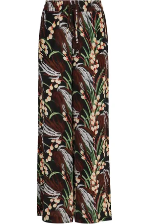 P.A.R.O.S.H. Floral-print trousers