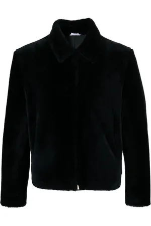 Thom Browne Faux-fur leather jacket