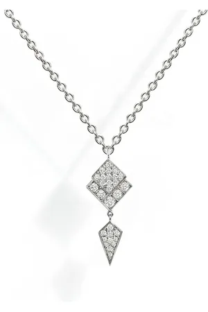 Statement Sterling Stairway diamond necklace