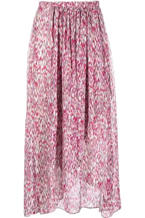Marant Etoile Asymmetric draped skirt