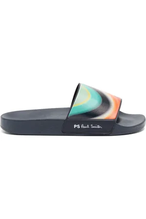 Paul Smith Striped flat slides