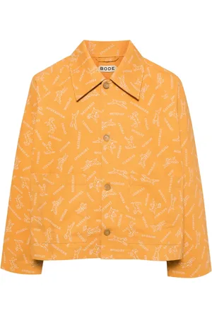 BODE Pooch cotton shirt jacket
