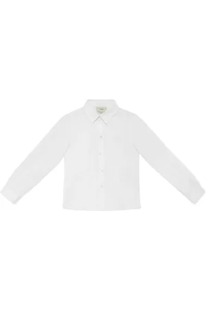 Fendi Embroidered logo shirt