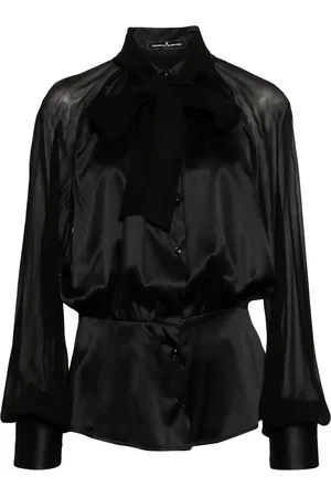 ERMANNO SCERVINO Puff-sleeves buttoned shirt