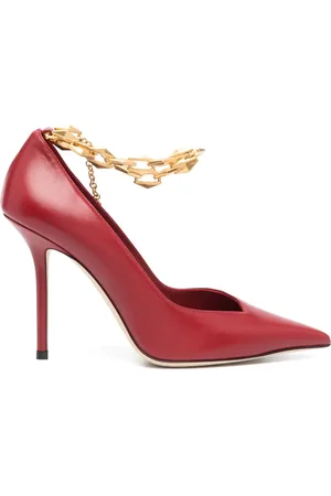 Jimmy Choo Diamond Talura 100mm leather pumps