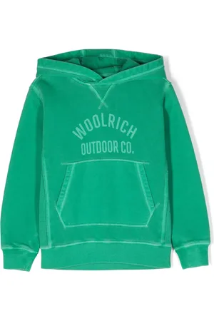 Woolrich Logo-print cotton hoodie