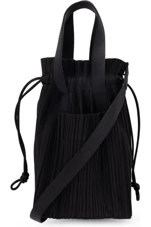 PLEATS PLEASE ISSEY MIYAKE Pleated drawstring tote bag