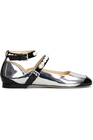 Mach & Mach Panelled-design ballet flats