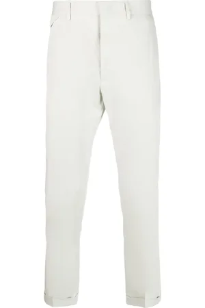 LOW BRAND Mid-rise tapered trousers