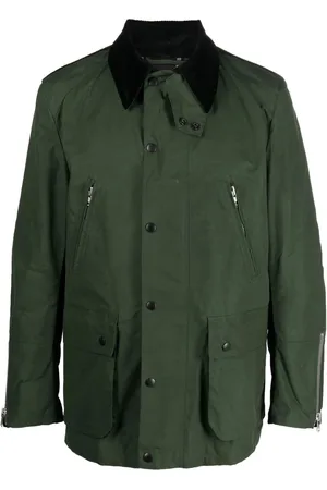 DEPARTMENT 5 Contrast-collar organic cotton jacket