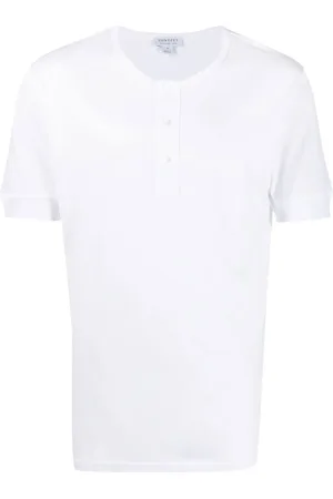 Sunspel Short-sleeve Henley T-shirt
