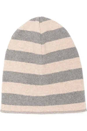 Zhoe & Tobiah Striped fine-knit beanie