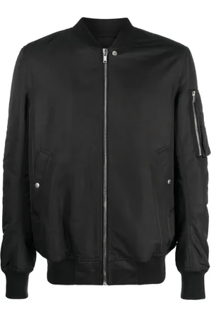 Rick Owens Baseball-collar wool bomber jacket