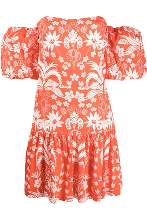 Borgo De Nor Ziggy off-shoulder floral-print dress