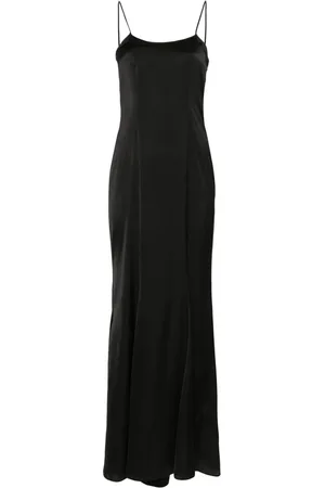 Blugirl Sleeveless satin maxi dress