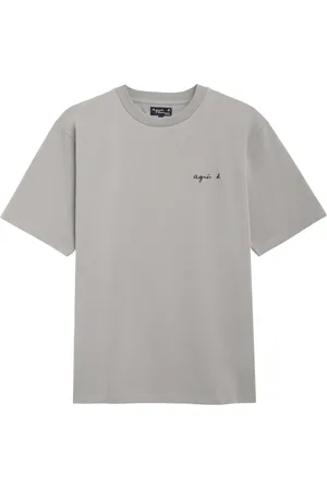 AGNÈS B. Logo-embroidered cotton T-shirt