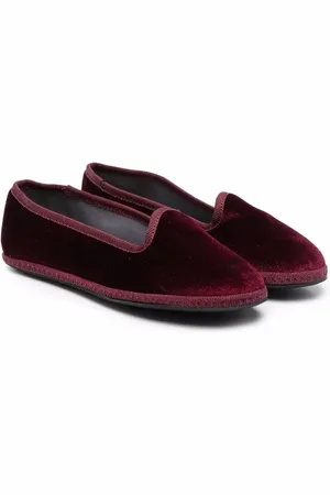 SIOLA Slip-on velvet loafers