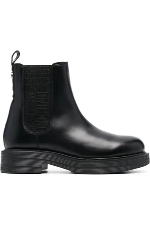 Moschino 40mm logo-tape Chelsea boots