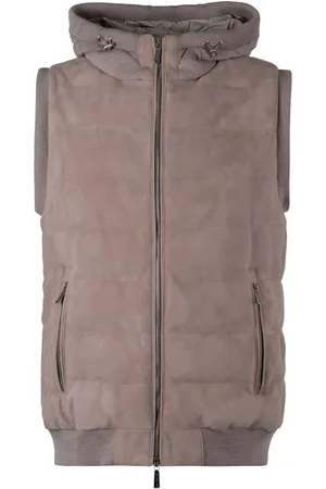 MOORER Vermeer hooded gilet