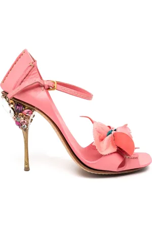 Miu Miu Crystal embellishment heel pumps
