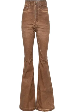 Rick Owens Bolan high-waisted flared jeans