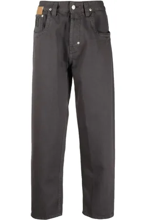 CRAIG GREEN Straight-leg cropped jeans