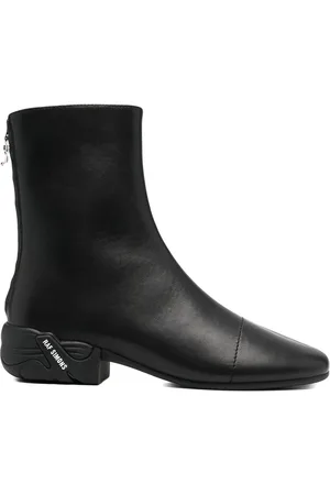 RAF SIMONS 45mm logo-sole detail boots
