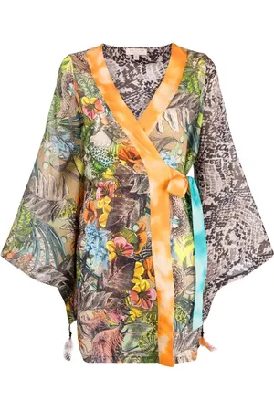 ANJUNA Charlotte multi-print dress