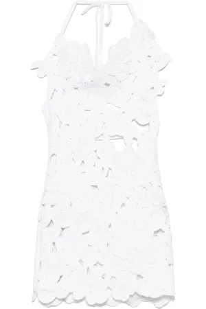 BLUMARINE Open-work mini dress