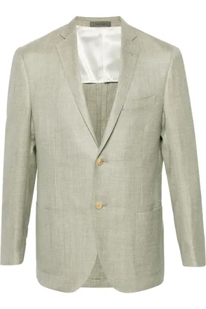 corneliani Single-breasted twill blazer