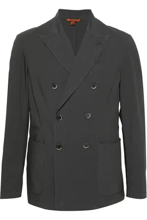 BARENA Double-breasted poplin jacket
