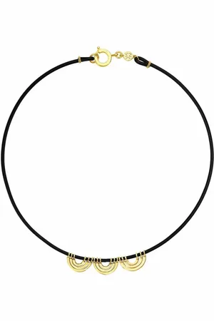 Cadar 18kt yellow Water Waves diamond necklace