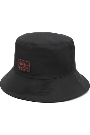 RAF SIMONS Logo-patch bucket hat