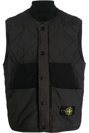 Stone Island Compass-patch quilted gilet